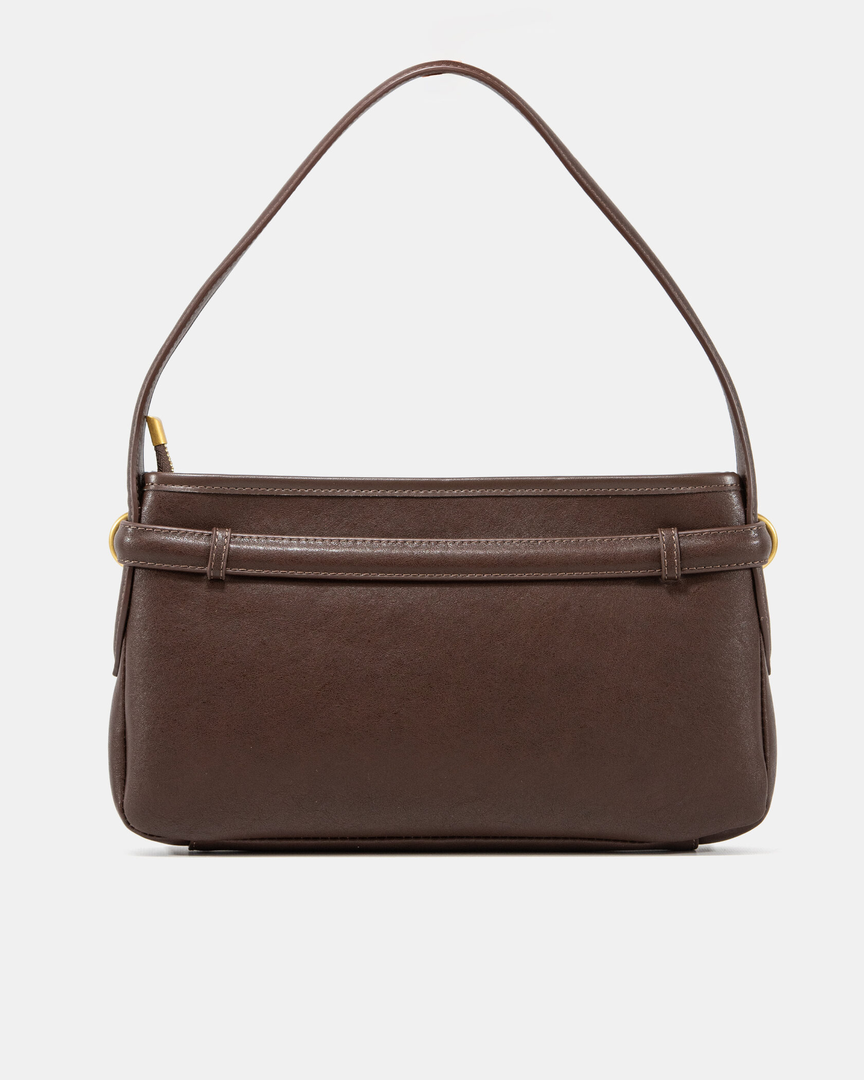 Miu Miu Small Baguette Shoulder Bag in Brown Leather - 6
