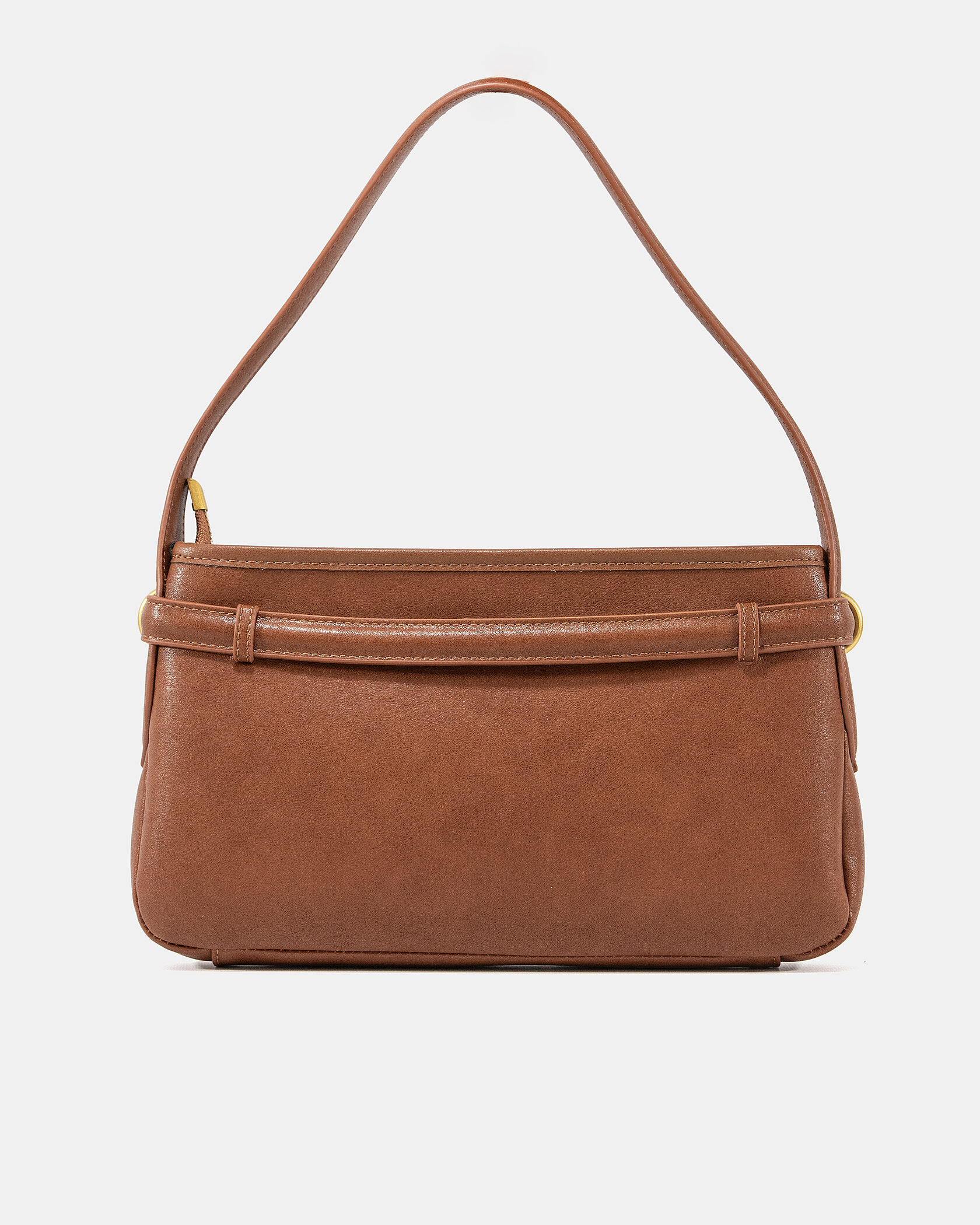 Miu Miu Small Baguette Shoulder Bag in Brown Leather - 6