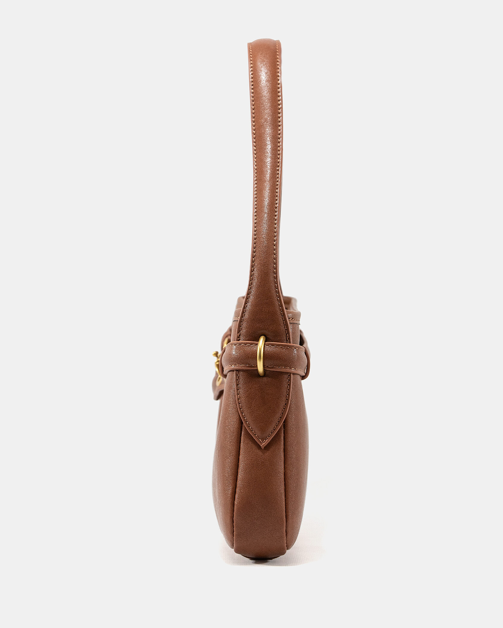 Miu Miu Small Baguette Shoulder Bag in Brown Leather - 7
