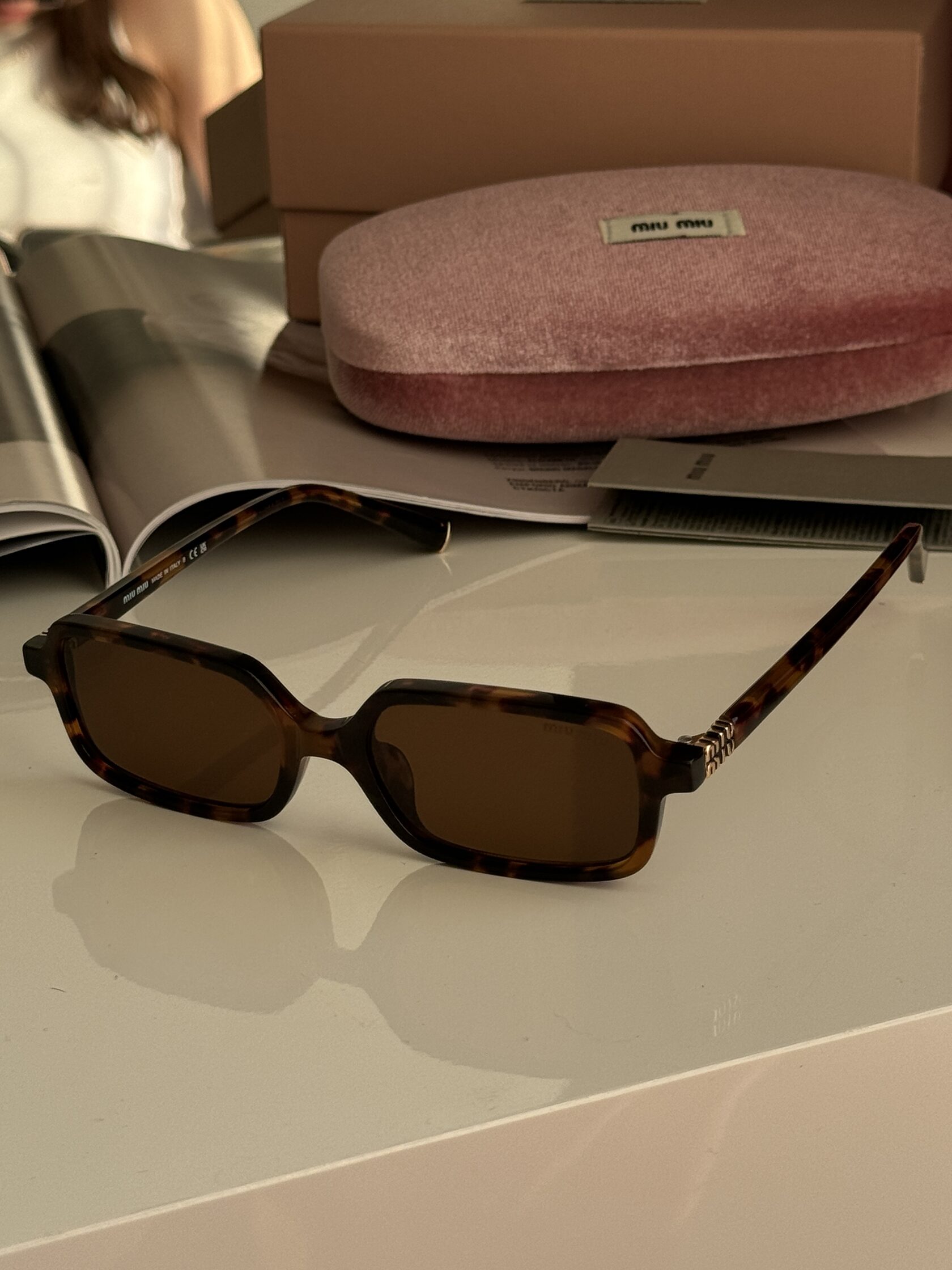 Miu Miu SMU 11ZS-F VAU-2Z1 Leo/Brown - 7