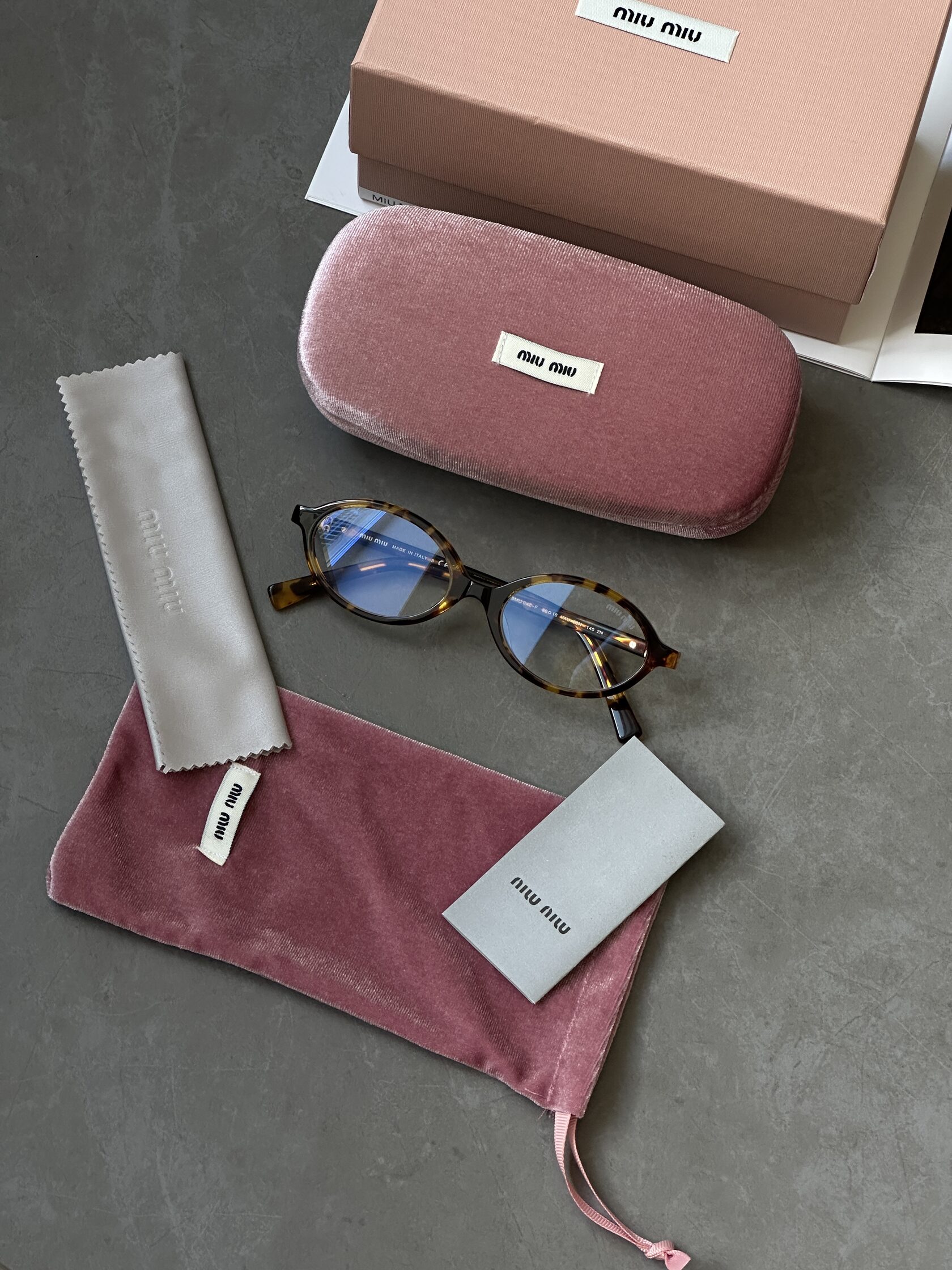 Miu Miu SMU04Z-F VAU-08N 2N Clear/Leo - 3