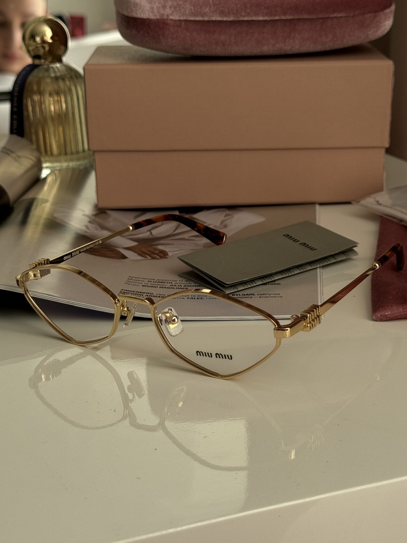 Miu Miu SMU56ZS 2VN-50K Gold - 3