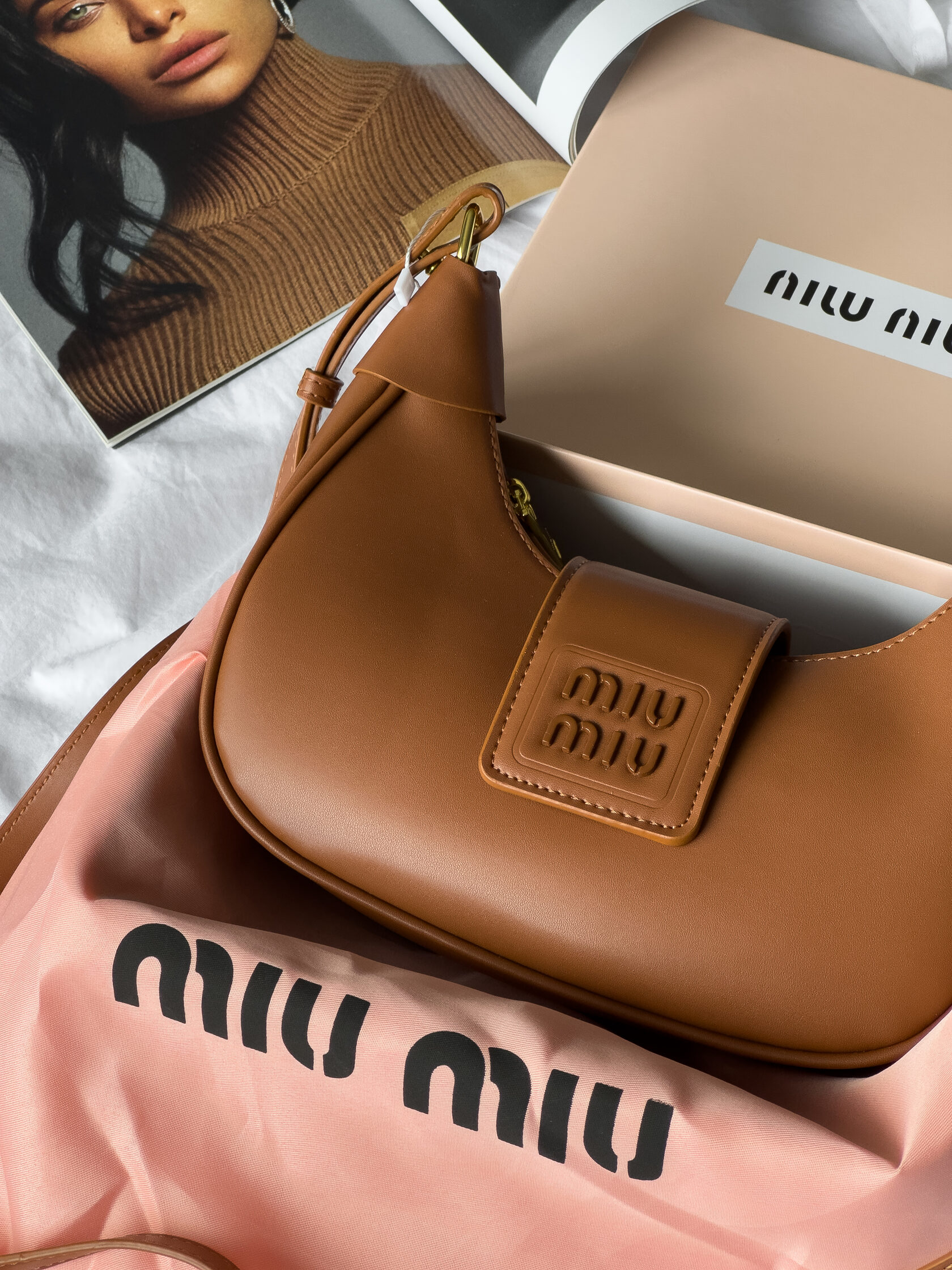 Miu Miu Wander Matelassé Nappa Leather Hobo Bag - 6