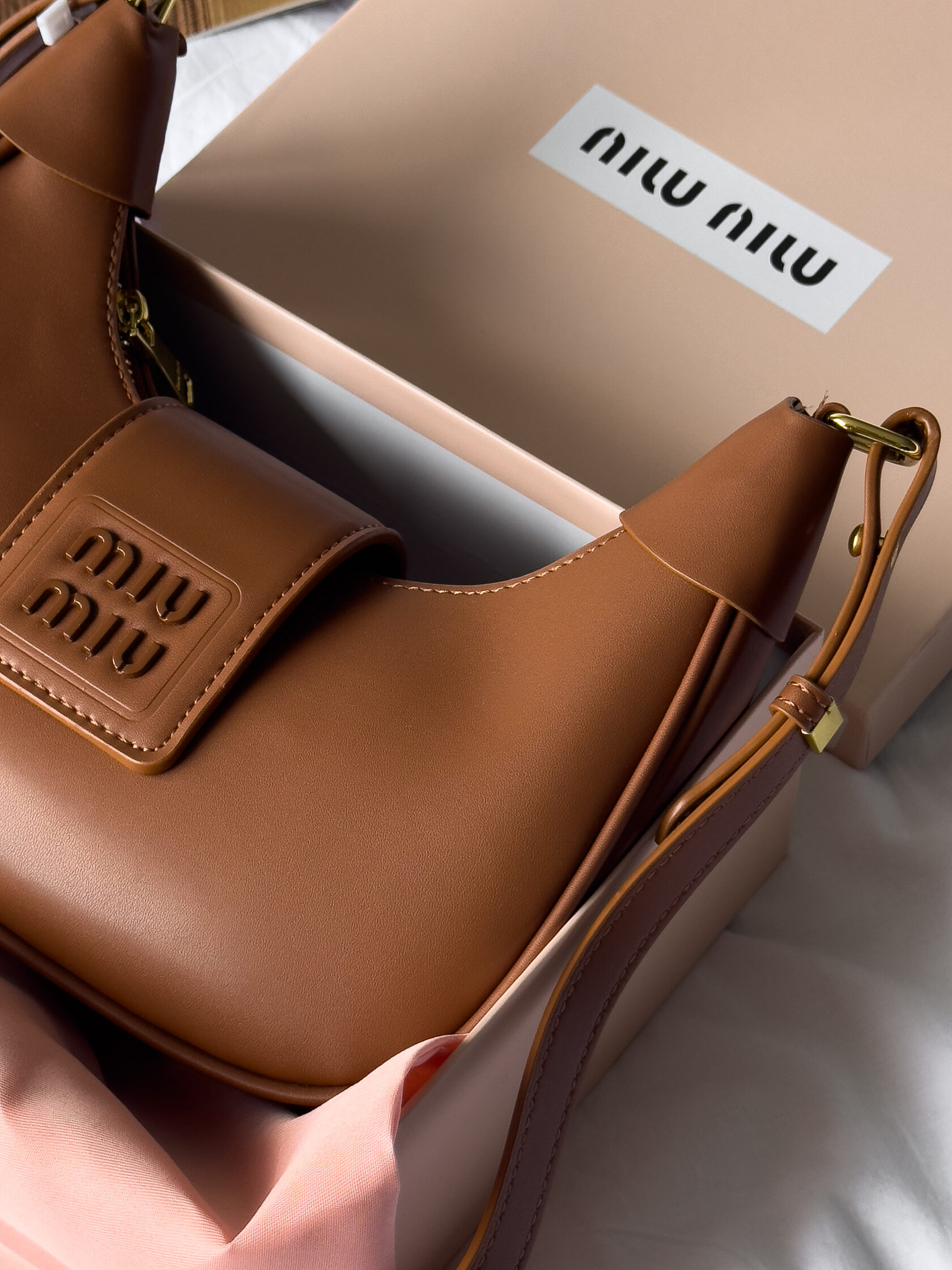 Miu Miu Wander Matelassé Nappa Leather Hobo Bag - 8