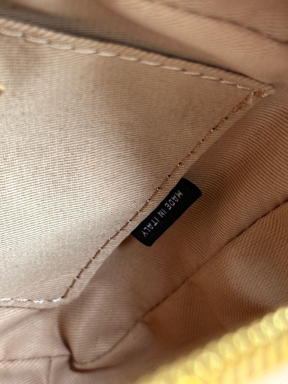 MiuMiu Arcadie Matelass? Nappa Leather Bag Beige - 31