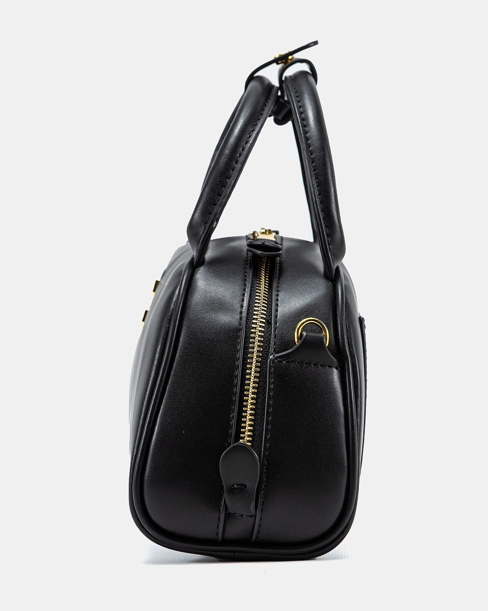 MiuMiu Leather Top-Handle Bag Black - 7