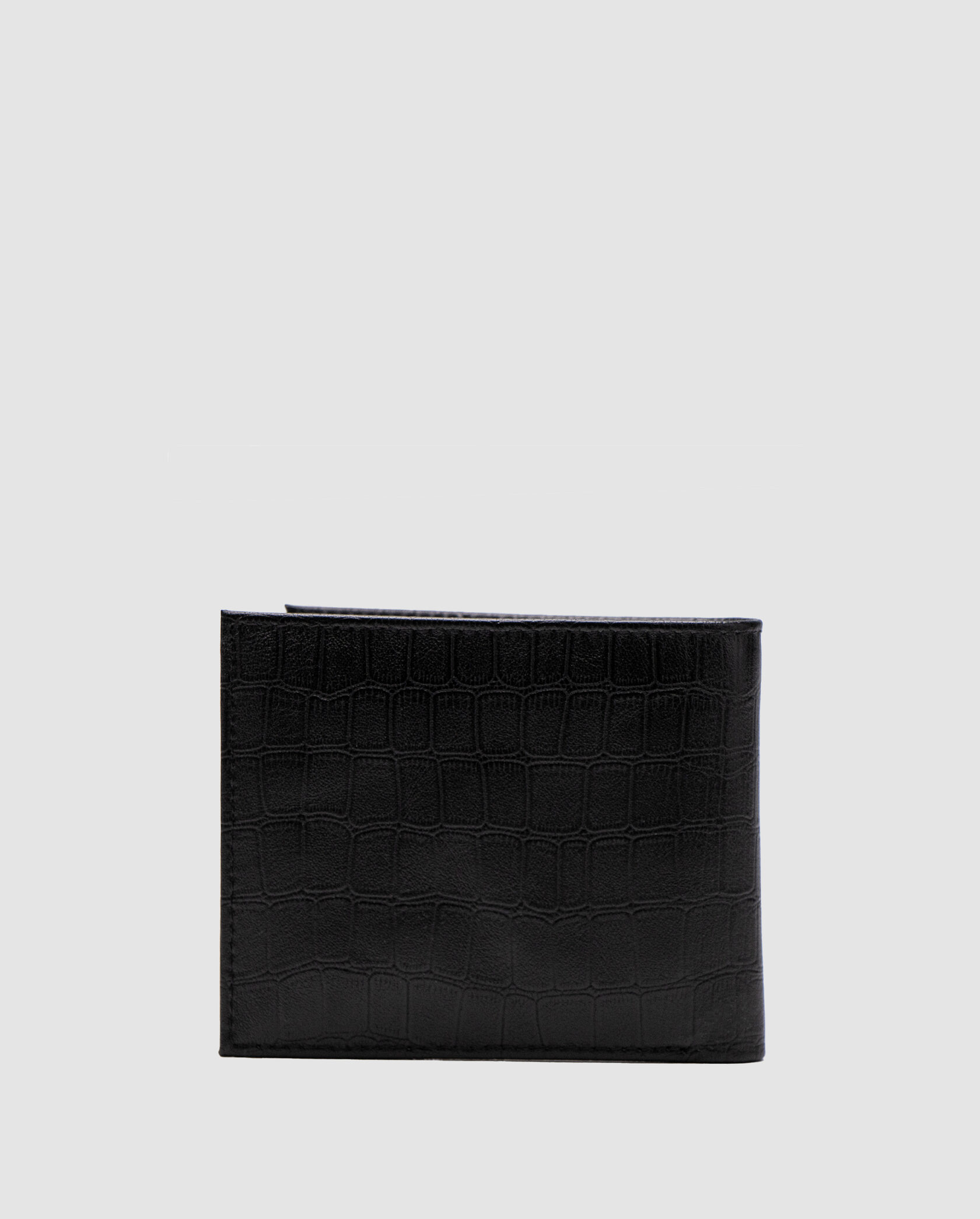 Montblanc Wallet 8cc Crocodile Embossed in Black - 3
