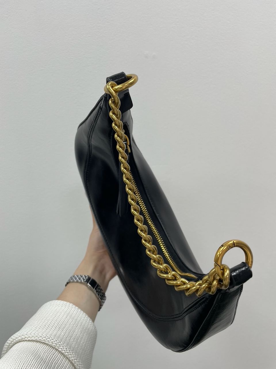 Pinko Classic Brioche Bag Hobo Black - 21