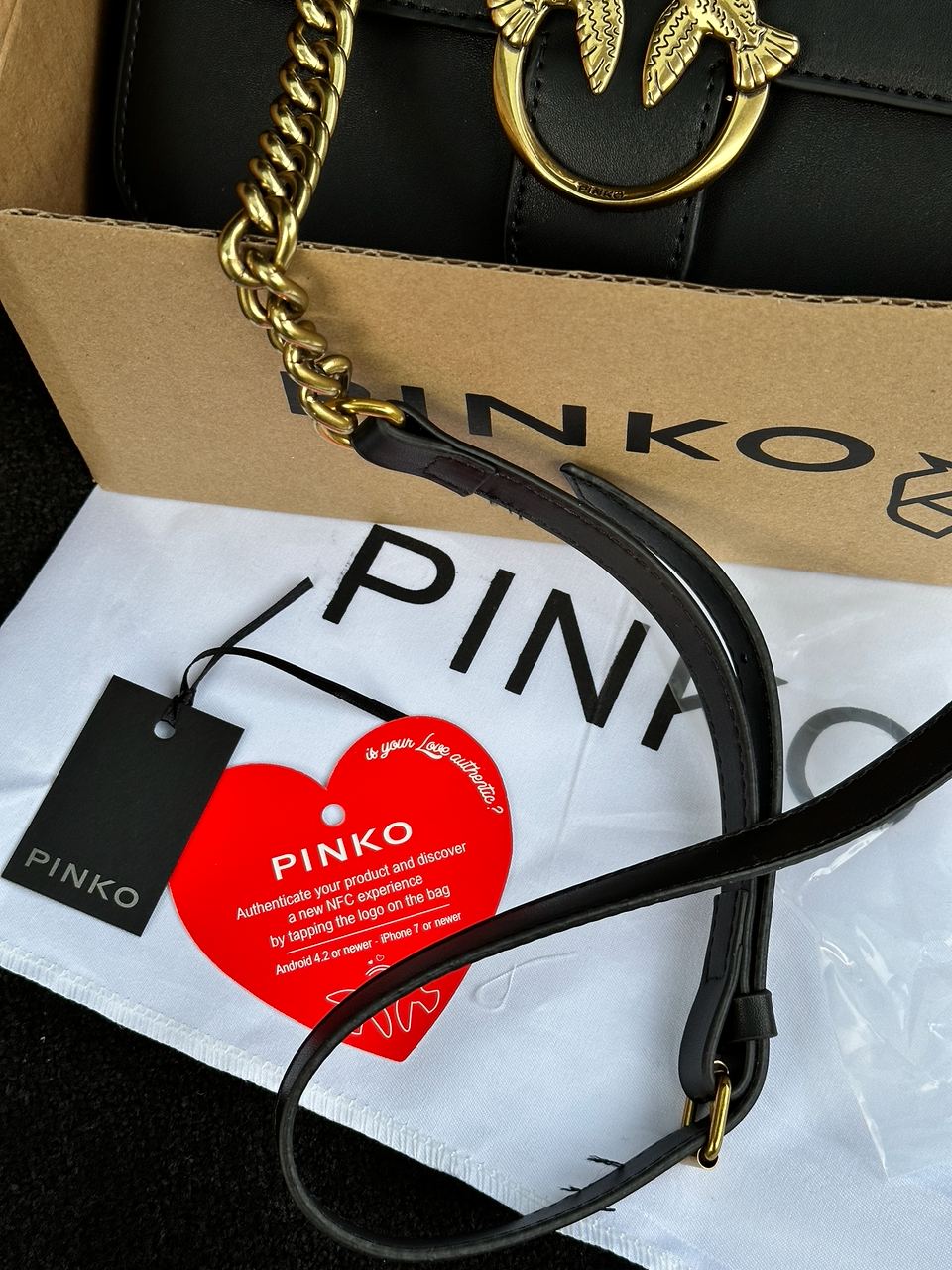 Pinko Classic Love Bag Bell Simply Black - 12