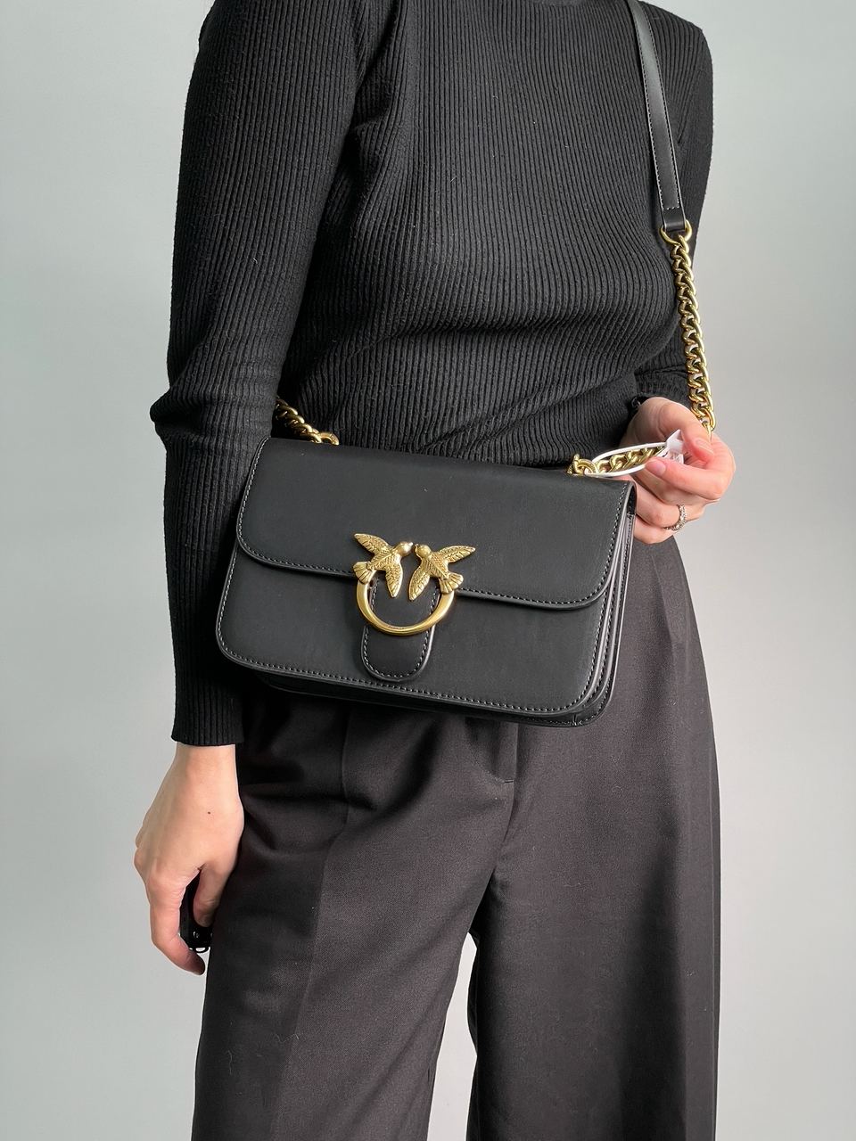 Pinko Classic Love Bag Bell Simply Black - 7