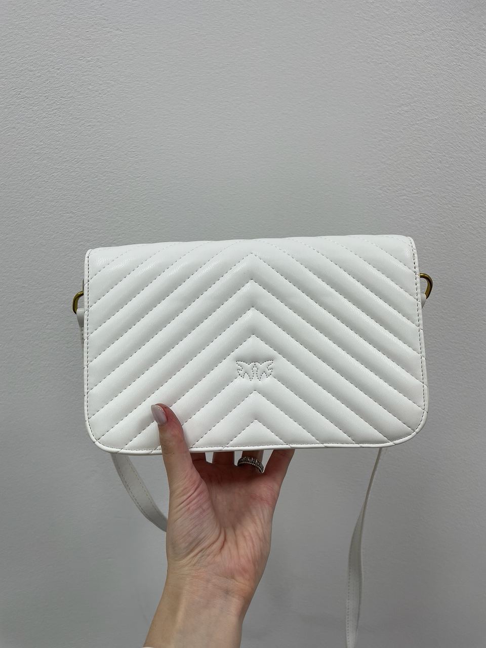 Pinko Classic Love Bag Bell Simply White - 11