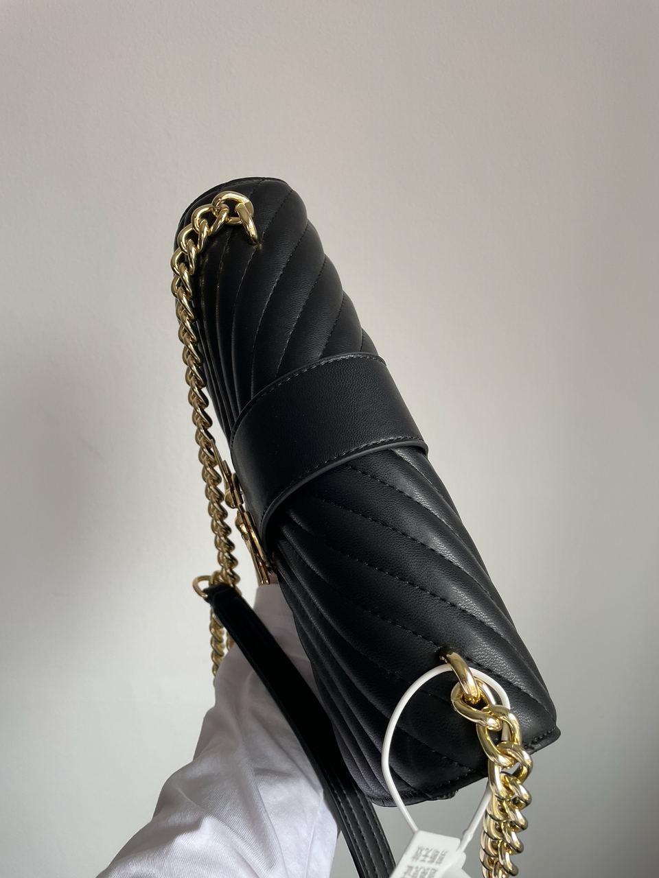 Pinko Classic Love Bag One Chevron Black/Gold - 13