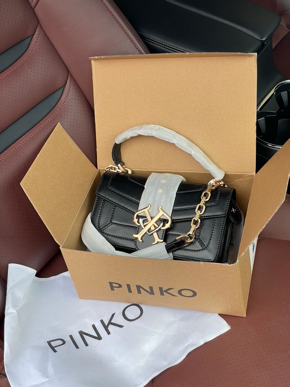 Pinko Double P Mini Evolution Simply Black - 3