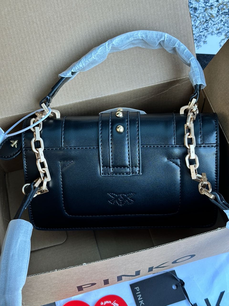 Pinko Double P Mini Evolution Simply Black - 6