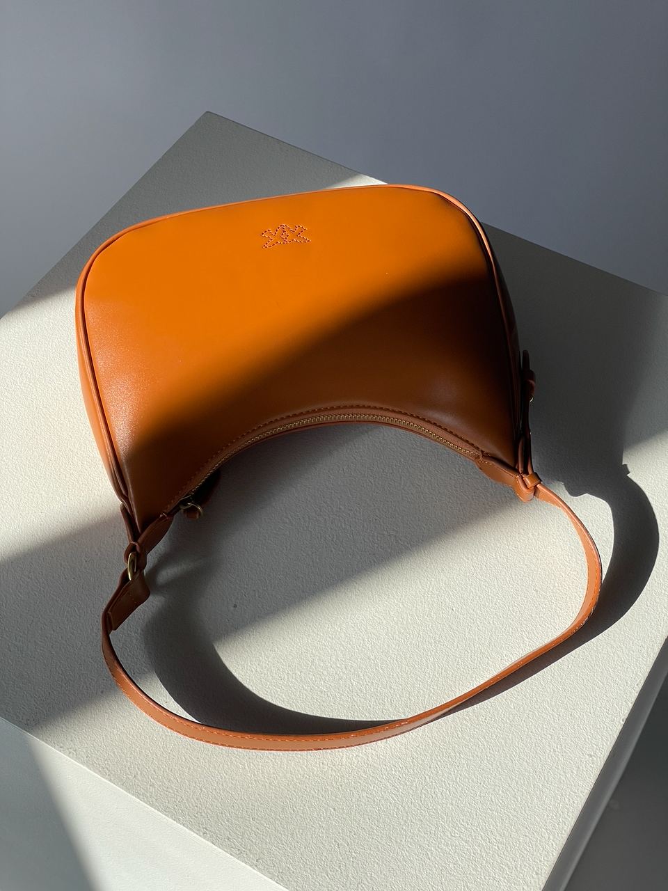 Pinko Half Moon Bag Simply Ginger With Leather Buckle - 14