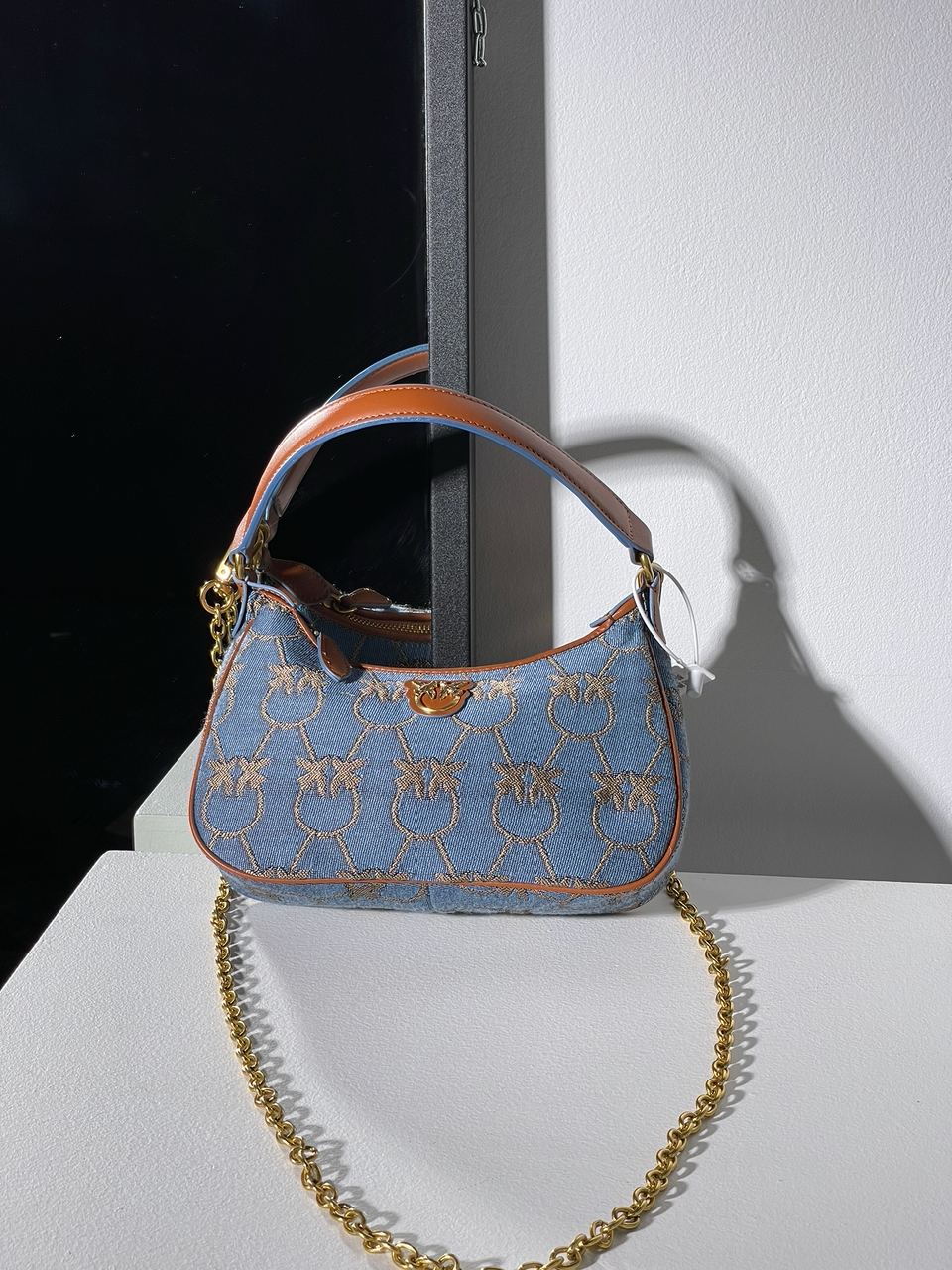 Pinko Half Moon Mini Denim - 6