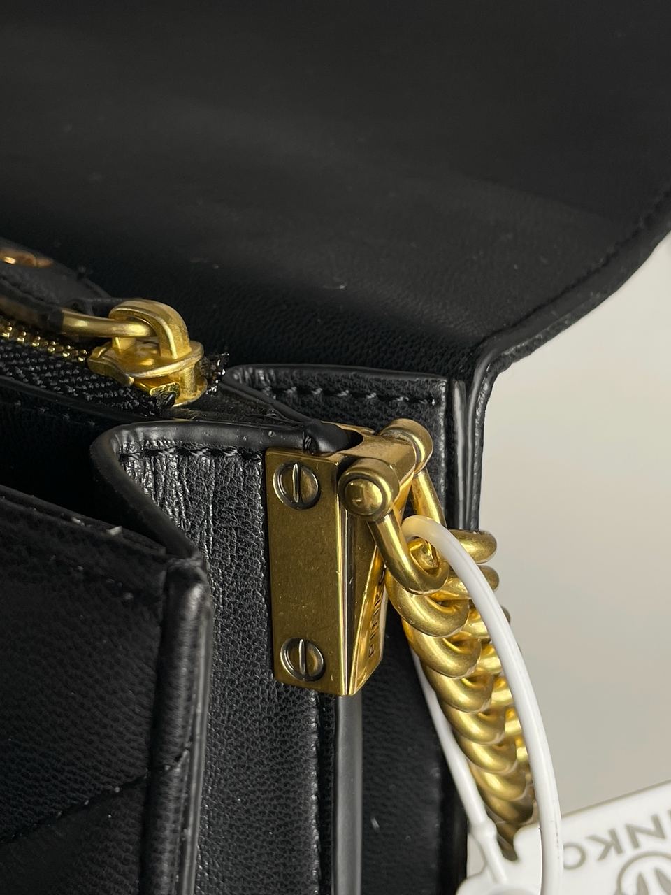 Pinko Large Love Bag Click Big Chevron Black - 18