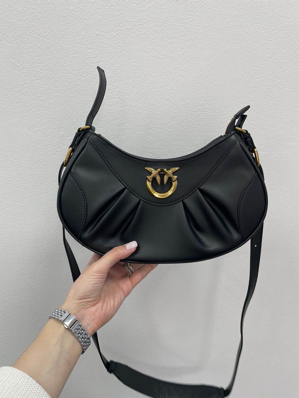 Pinko Leather Love Bag Bon Bon Crossbody - 7