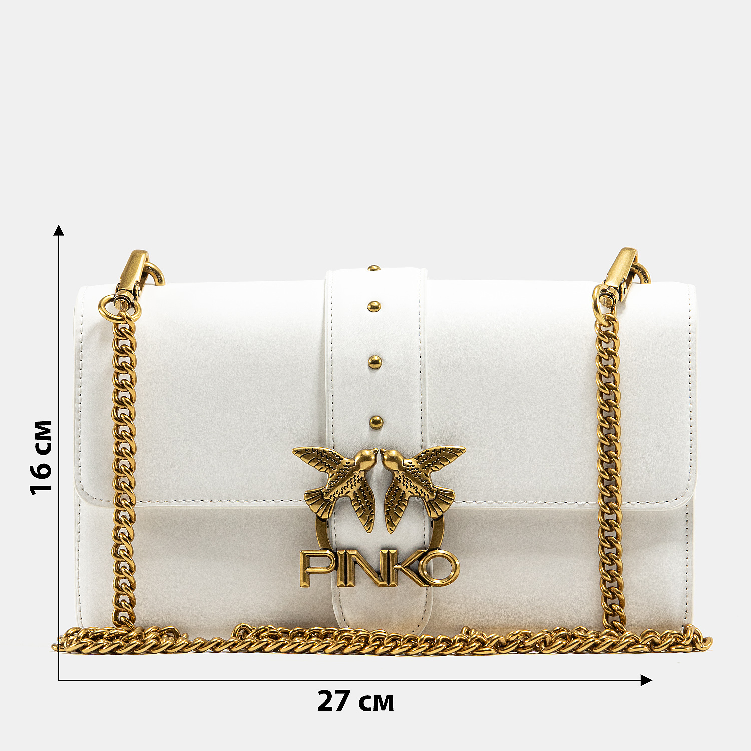 Pinko Love Classic Icon Simply White/Gold - 3
