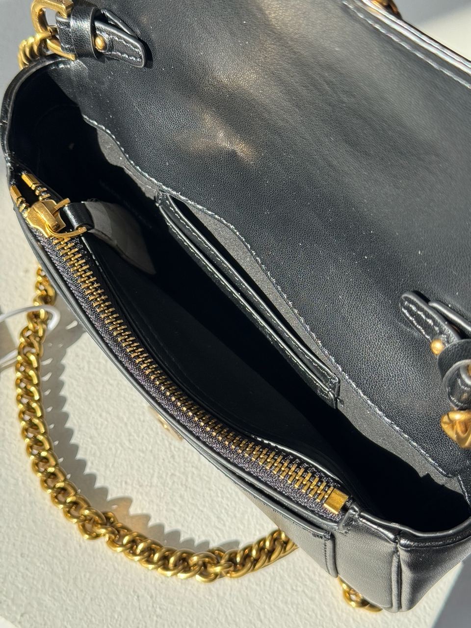 Pinko LoveBag Pocket Simply Black/Antique Gold - 19