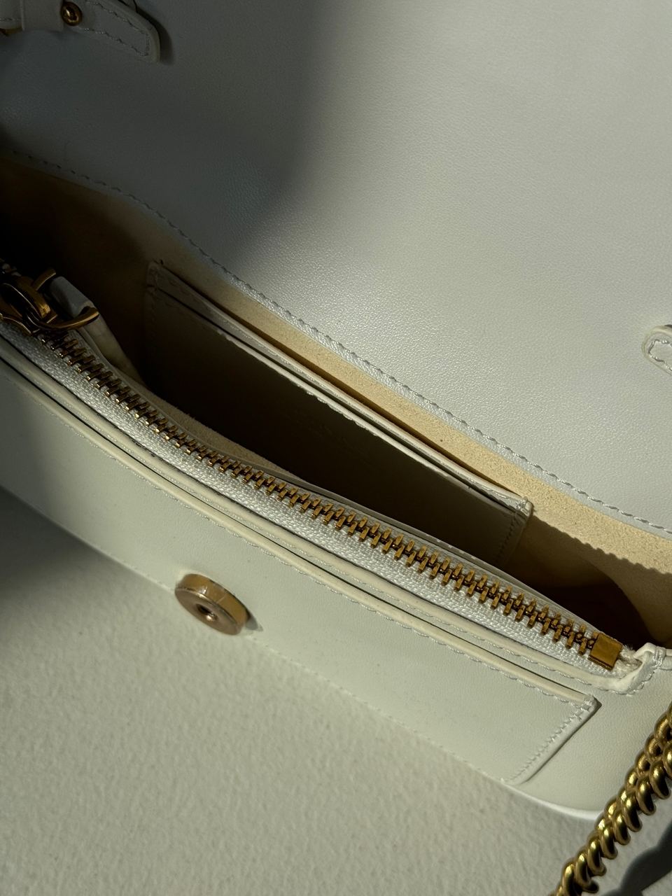 Pinko LoveBag Pocket Simply Cream/Antique Gold - 20