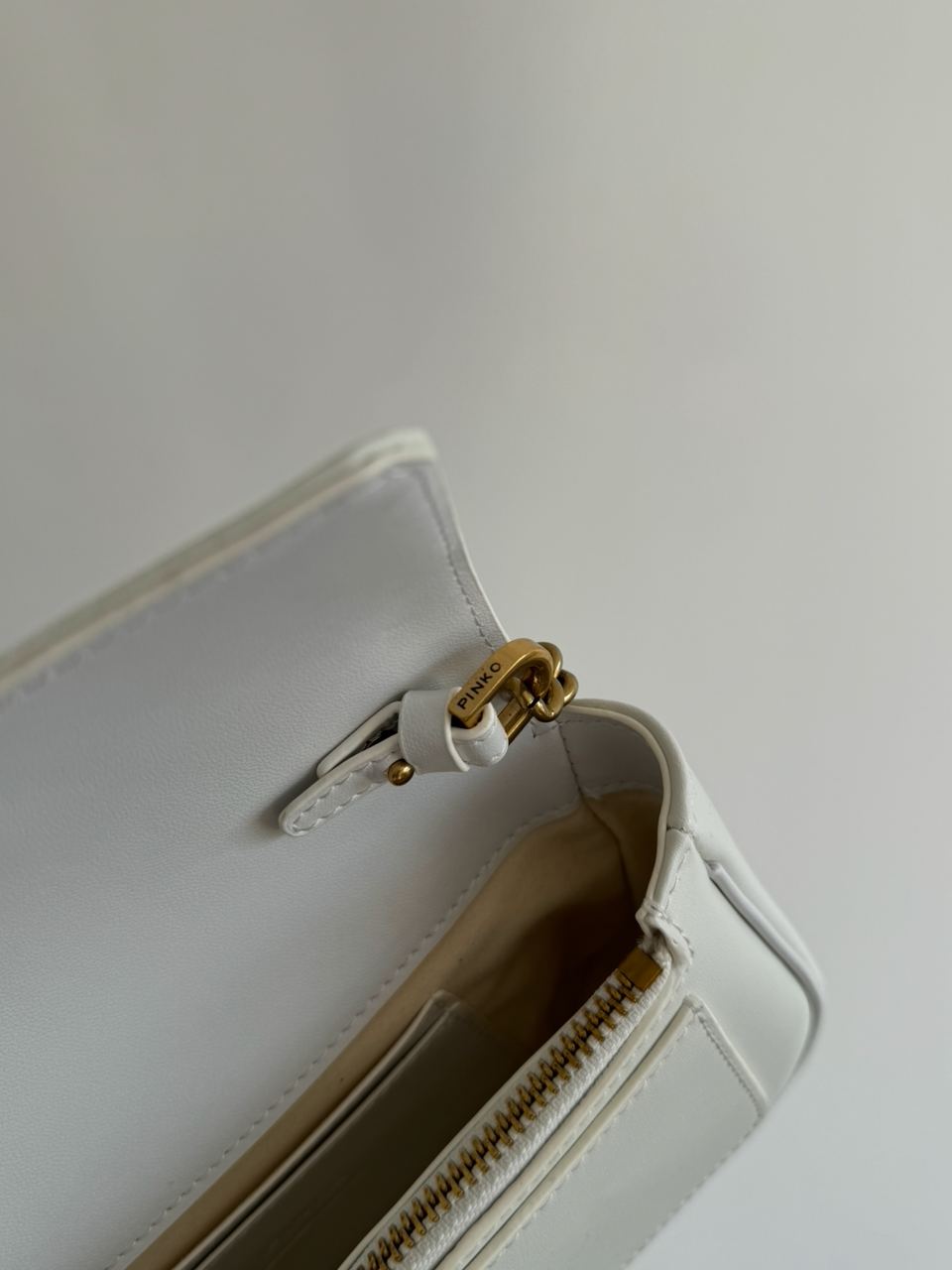 Pinko LoveBag Pocket Simply Cream/Antique Gold - 21