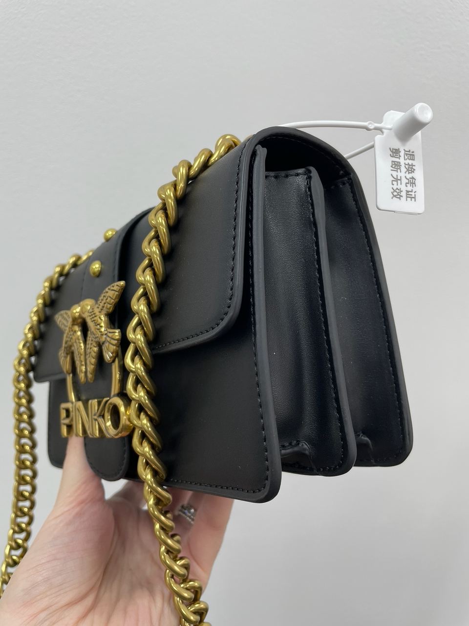 Pinko Mini Love Bag One Simply Black/Gold - 10