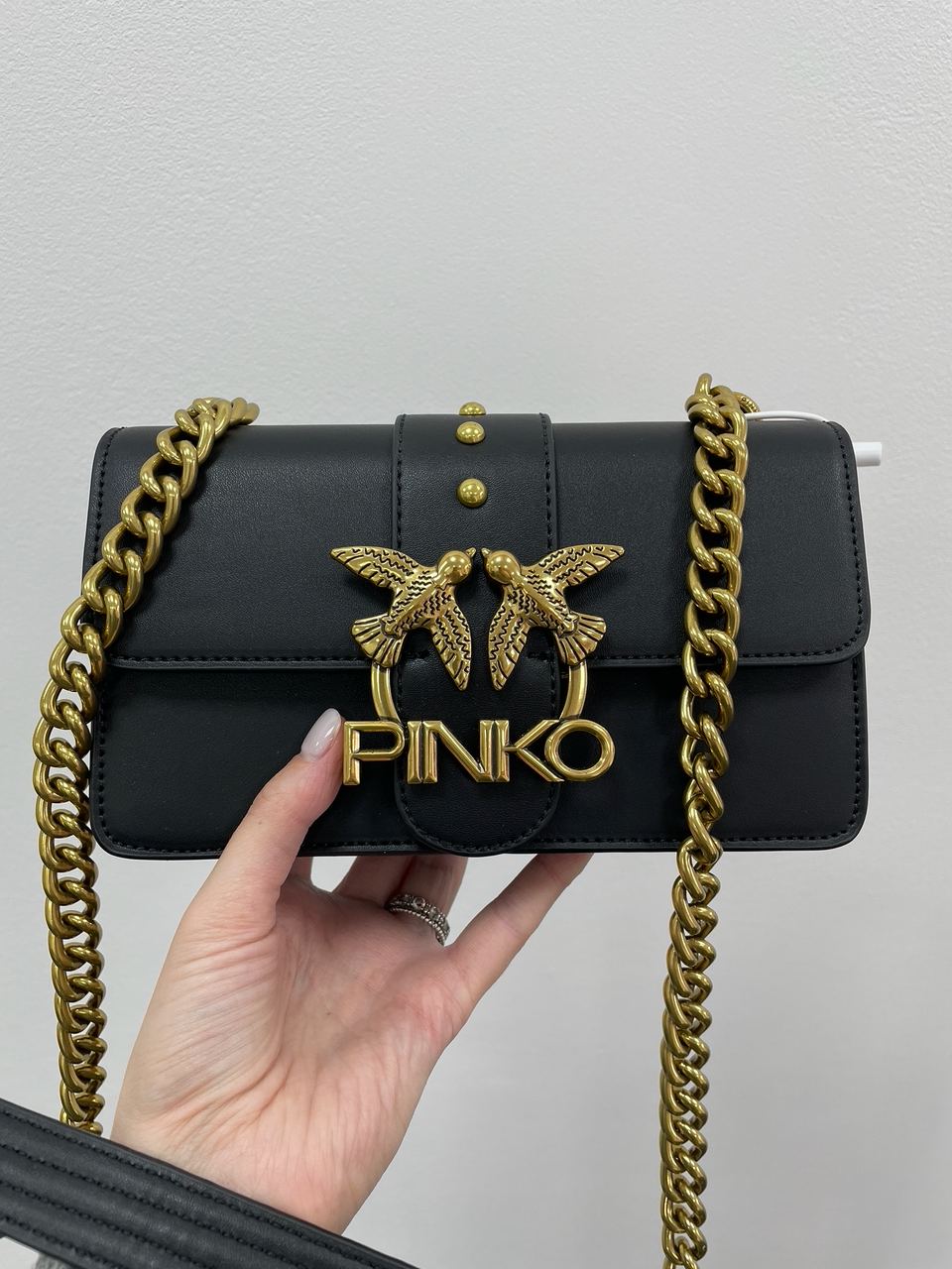 Pinko Mini Love Bag One Simply Black/Gold - 7