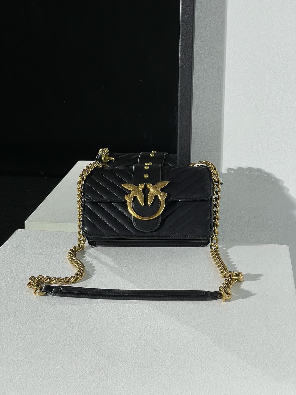 Pinko Mini Love Bag One Simply Puff Black/Gold - 6