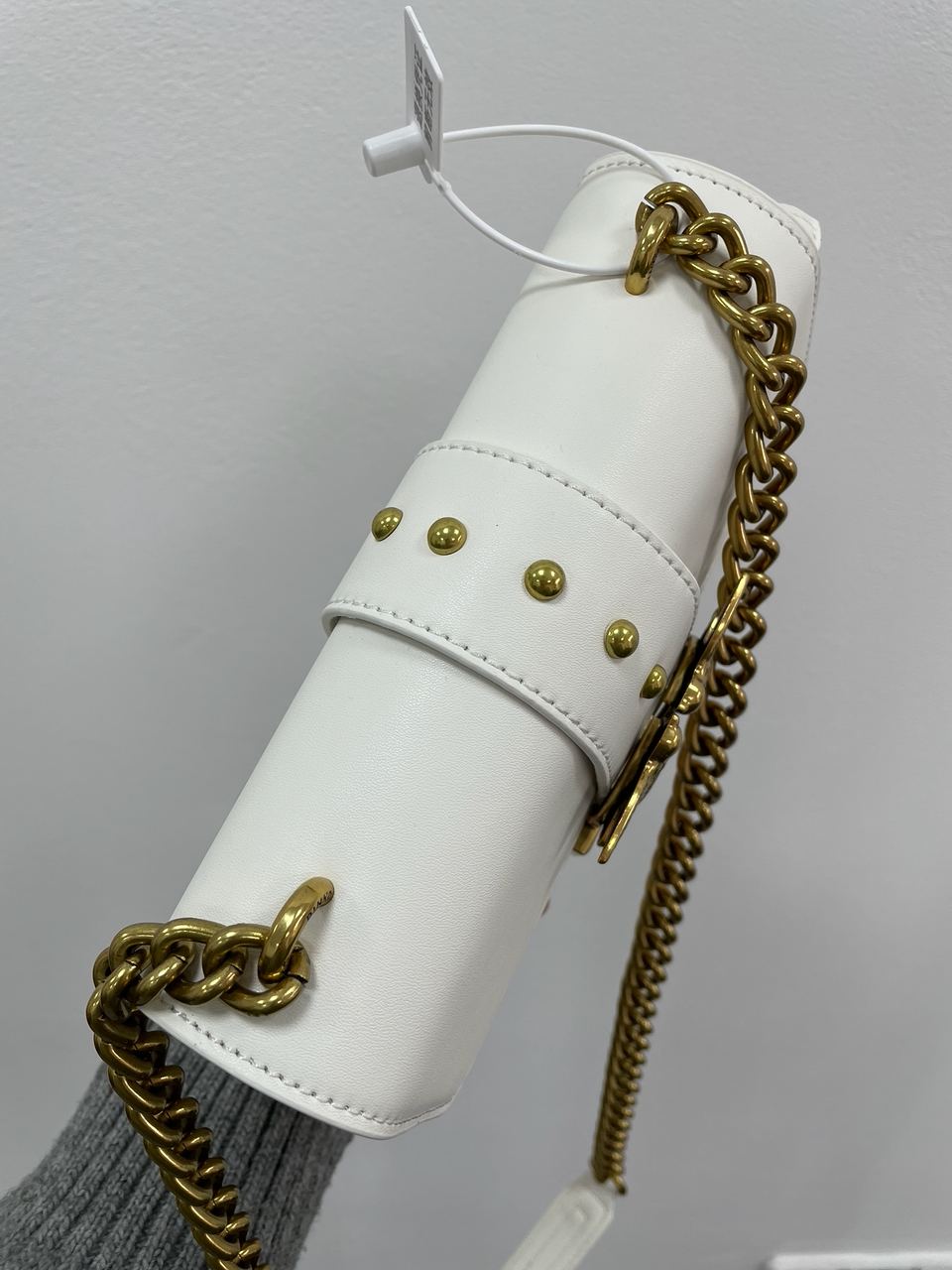 Pinko Mini Love Bag One Simply White/Gold - 9