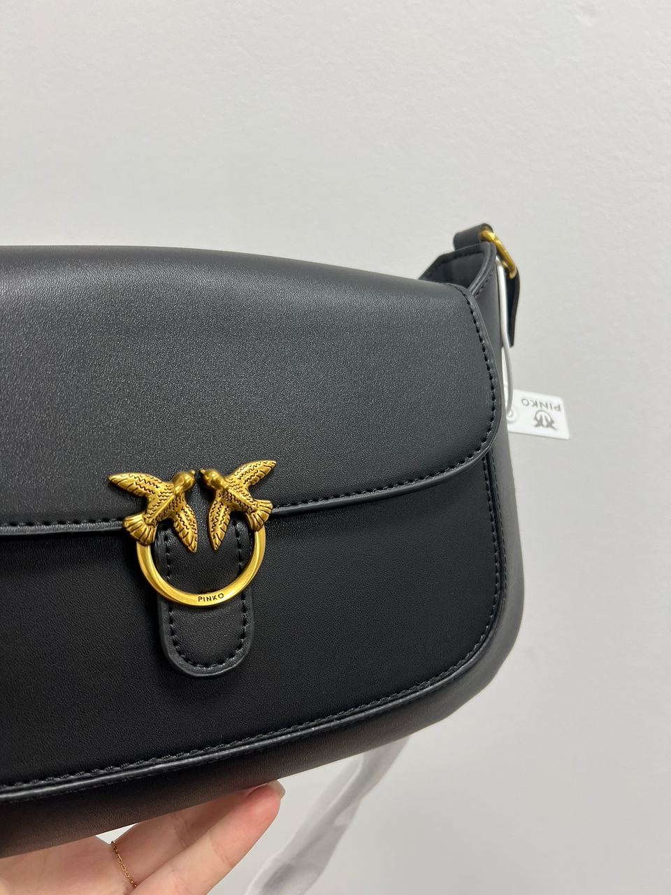 Pinko Mini Love Bag Saddle Simply Black - 8