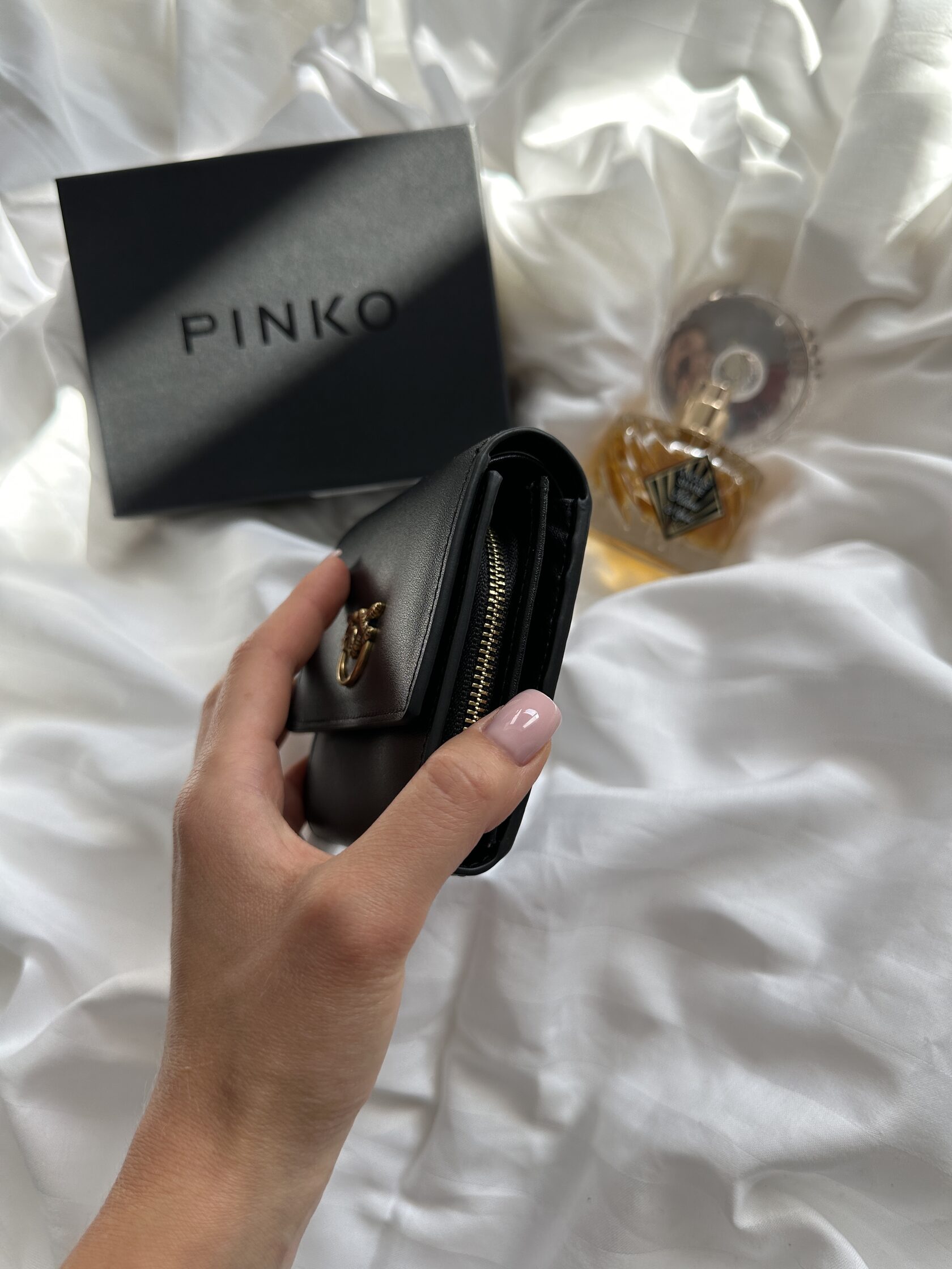 Pinko Small Leather Wallet Black - 10