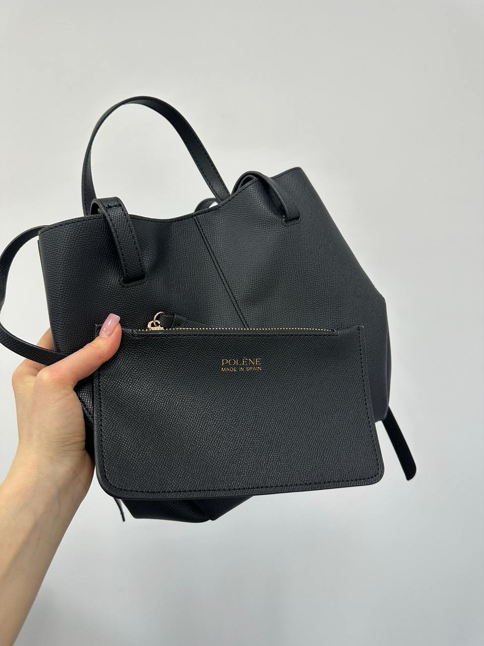 Polene Cyme Mini Edition Textured Black - 6