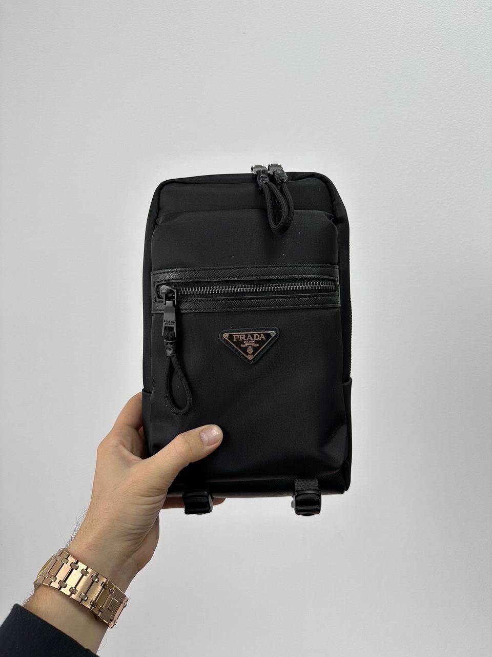 Prada Black Nylon Crossbody Bag - 3