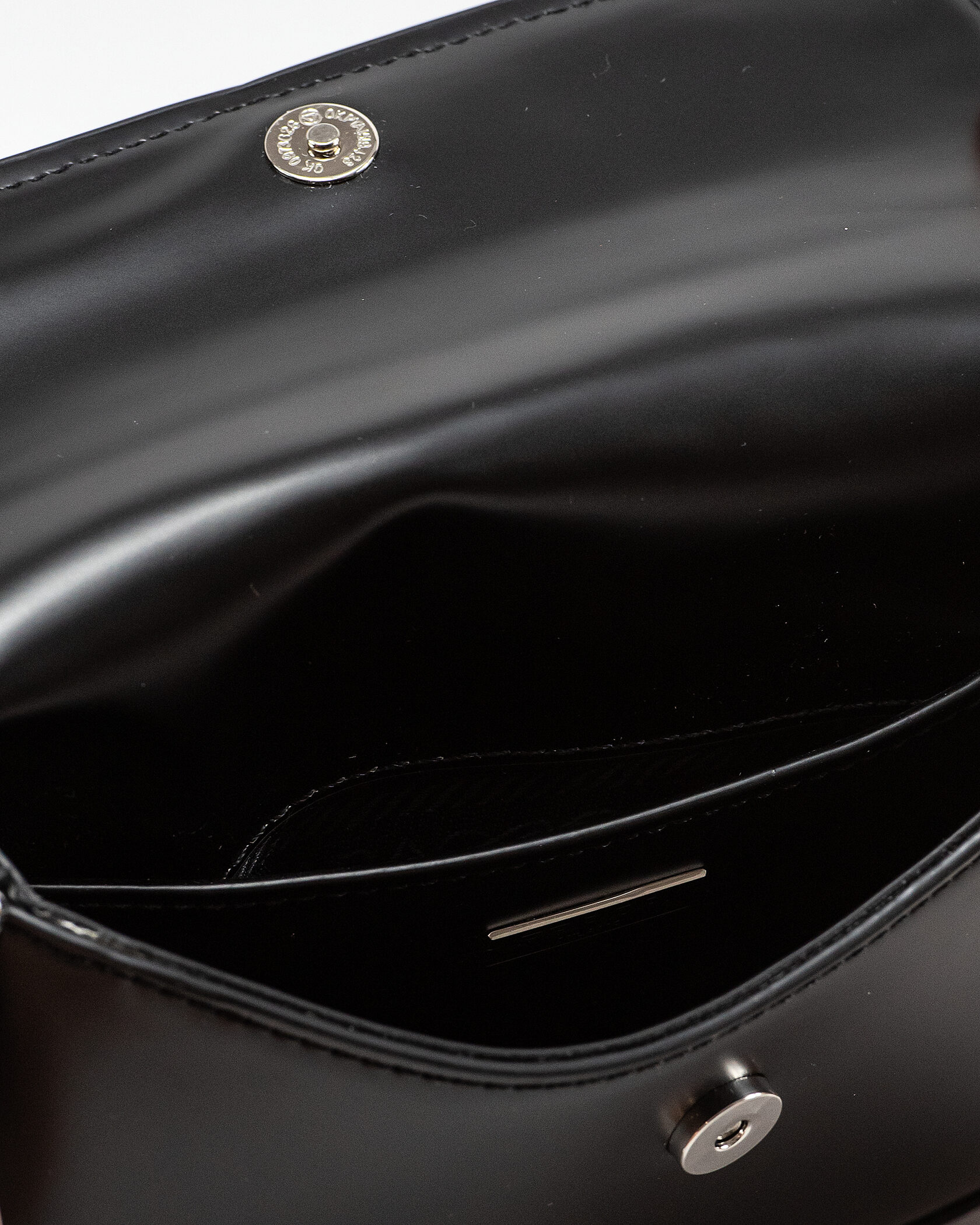 Prada Cleo Lacquered Leather Mini Bag Black - 12