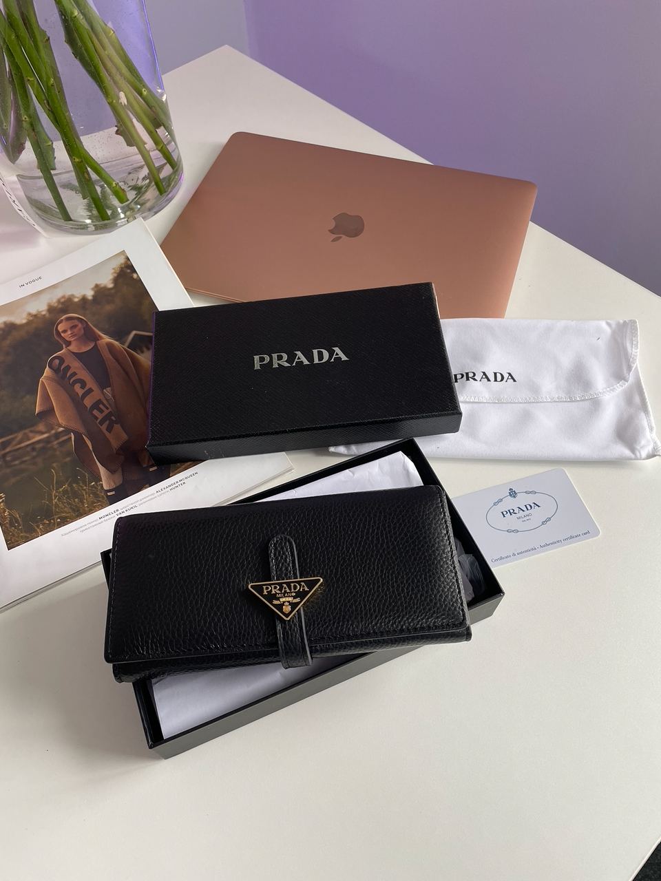 Prada Large Leather Wallet - 3