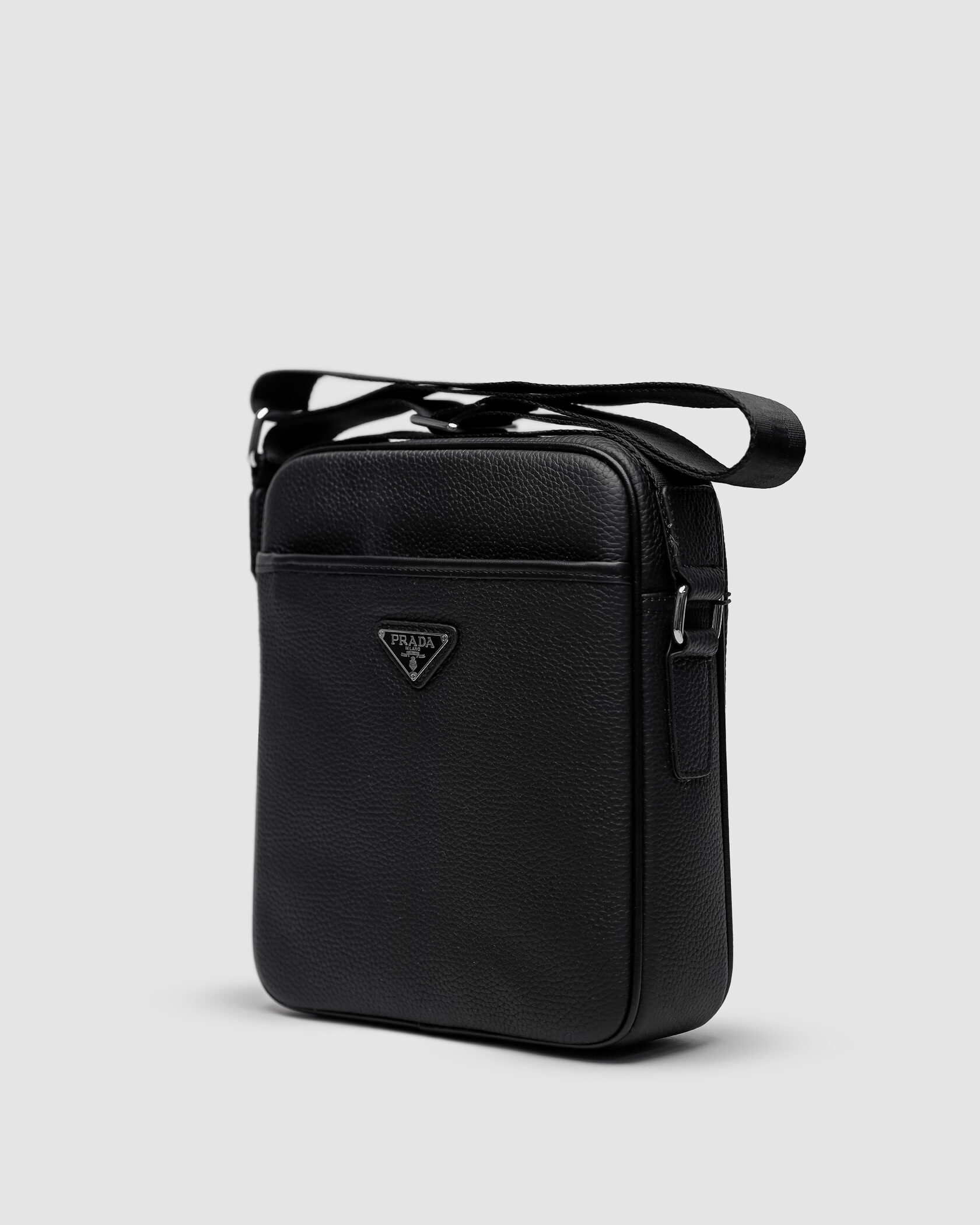 Prada Leather Crossbody Bag Black - 2