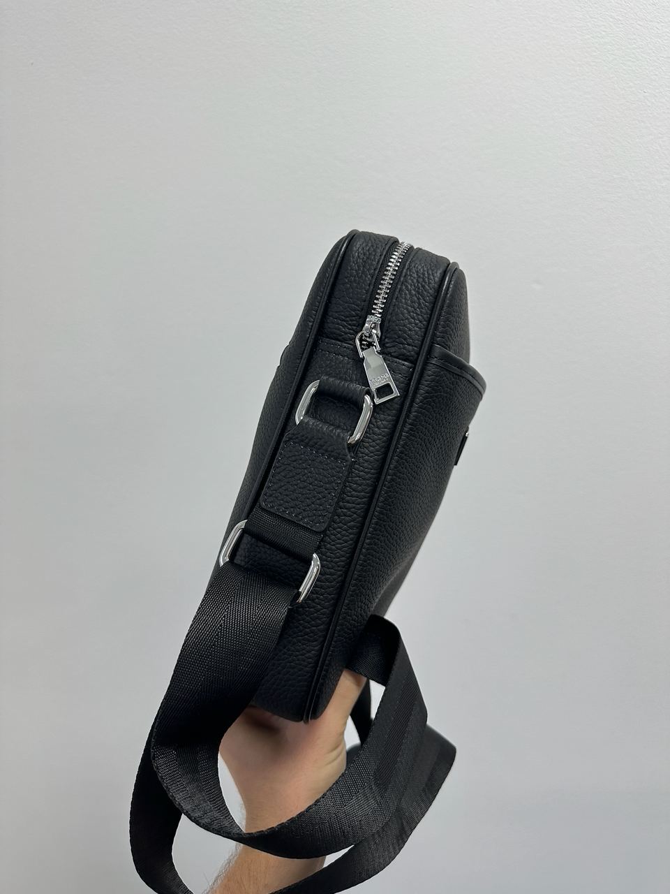 Prada Leather Crossbody Bag Black - 8