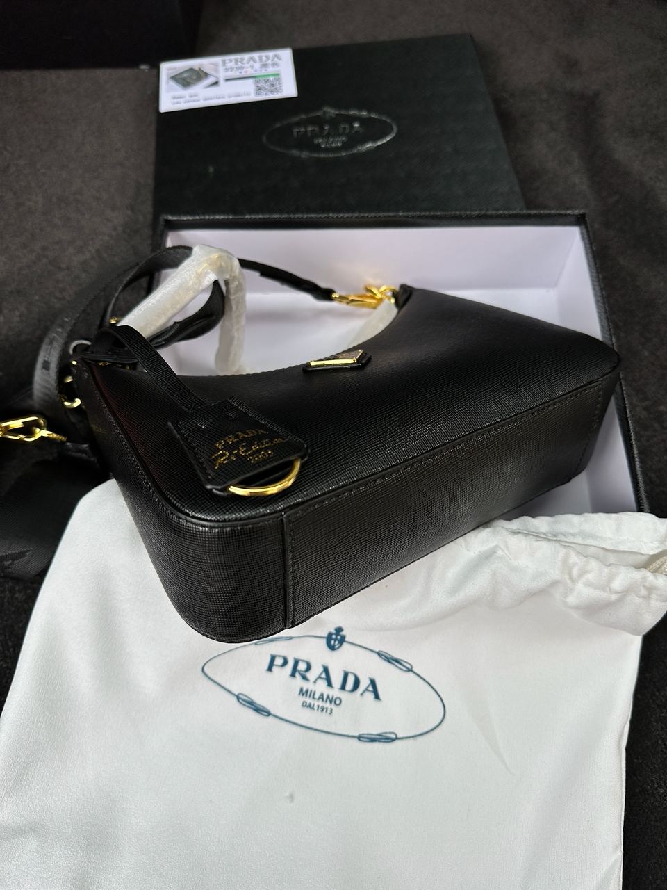 Prada Re-Edition 2005 Saffiano Leather Bag - 15