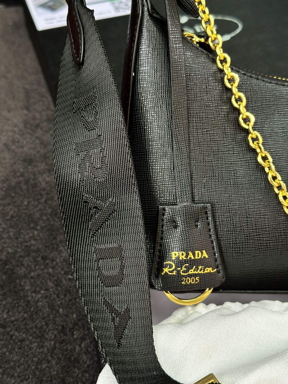 Prada Re-Edition 2005 Saffiano Leather Bag - 23