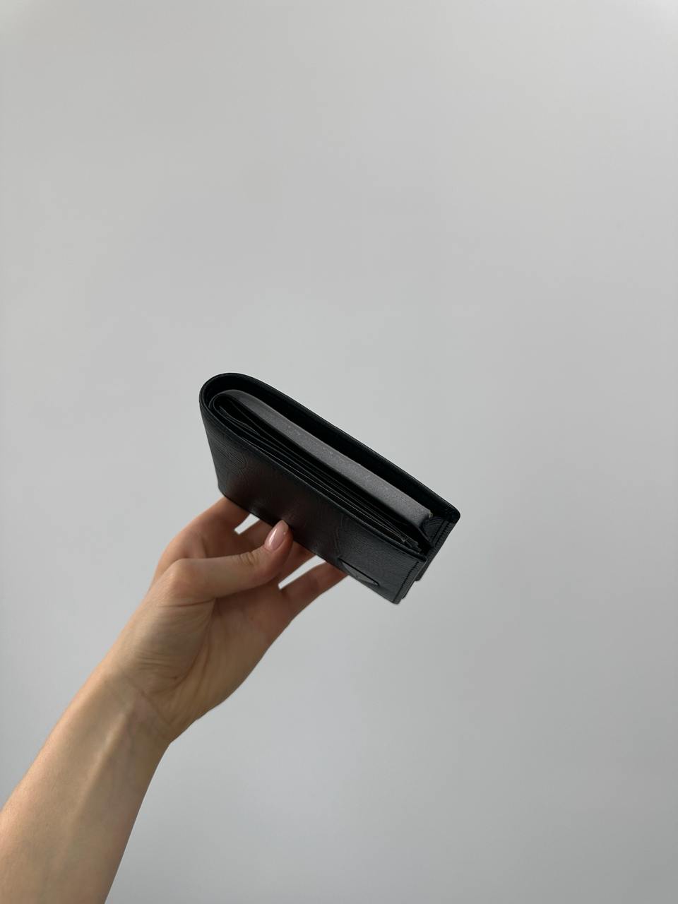 Prada Saffiano Leather Wallet Crocodile Embossed in Black - 8