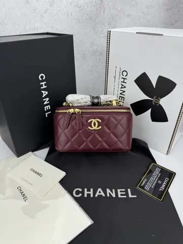 Chanel Burgundy Gold