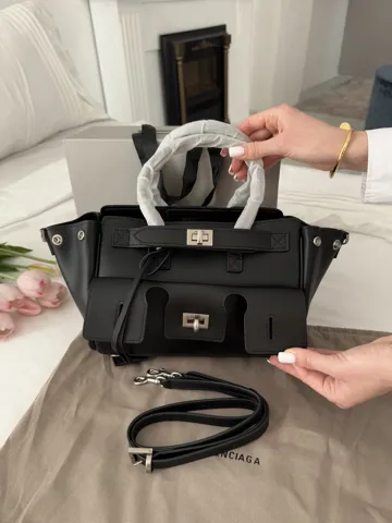 Balenciaga bel air Black Silver