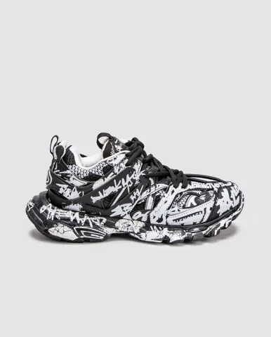 Balenciaga Track Graffiti Black/White