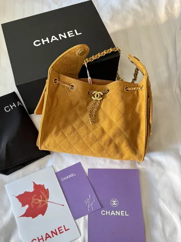 Chanel 25 Small Handbag in Suede Caramel with Gold Hardwarе