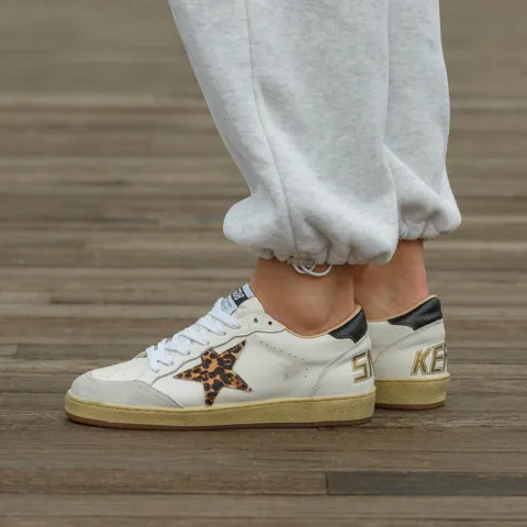 Golden Goose Ball Star Leopard Star