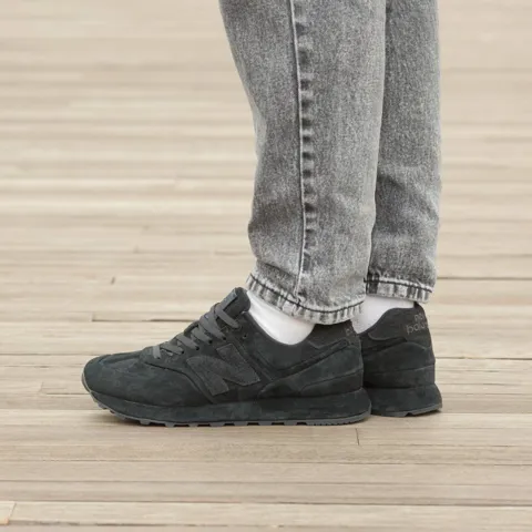 New Balance 574 x Stone Island Ghost Pack Black