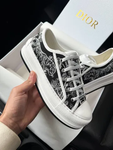 Walk-N Dior Platform Black/White Premium
