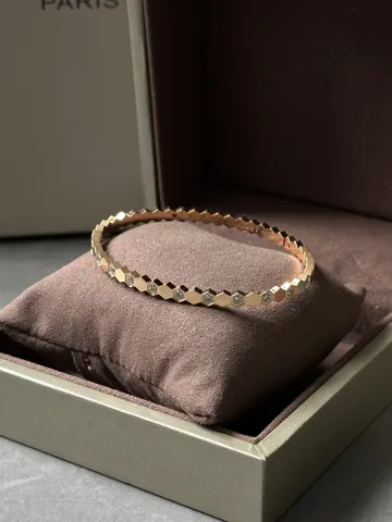 Chaumet Bee de Bracelet 18K Rose Gold with Diamonds