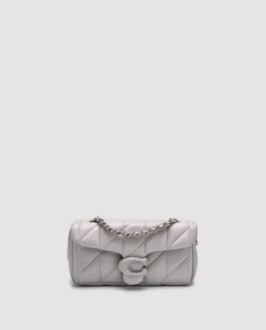 Coach Tabby Shoulder Bag 20 With Quilting Gray